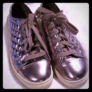 Madden girl chrome sneakers